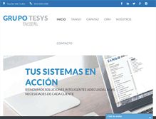 Tablet Screenshot of grupotesys.com.ar